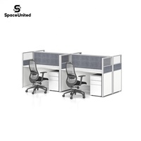 Postes de travail insonorisés et bureaux métalliques au design moderne SpaceUnited