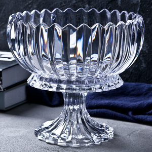 Casa decorare cucina ciotola di vetro in vetro alla rinfusa barattolo di stoccaggio con coperchio di vetro per insalata, frutta, salsa, <span class=keywords><strong>gelato</strong></span> - Product Image 2