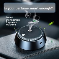 Diffuseur d'aromathérapie intelligent pour voiture, rechargeable par USB, en alliage métallique