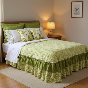 Couette simple Orient avec housse et matelas à ressorts imprimé, literie classique pour la maison - Product Image 2