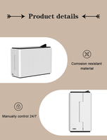Diffuseur de parfum mural 50 ml, mini appareil commercial pour la maison, nébuliseur d'huiles aromatiques à piles
