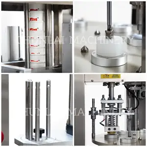 Automatic Paper Cone Calippo Tube Filling Sealing Machine Squeeze Cup Filling Packing Machine