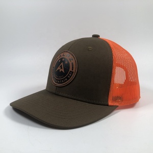 OEM Premium verano al aire libre algodón Unisex colorido estilo Popular Golf camionero sombrero marrón Richardson 112 camionero sombreros logotipo personalizado - Product Image 2