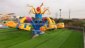 Fête <span class=keywords><strong>foraine</strong></span> Attraction Noël Parc d'attractions Rotary Game Fairground 30 Places Crazy Dancing Fly Big Octopus Rides à vendre - Product Image 4