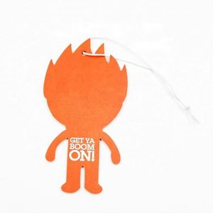 Cheap Advertising Automotive Gifts Products Custom Shape logo Printed Cardboard Paper Hanging Car air Freshener - Product Image 2
