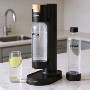 Machine à soda Vevor 1L, bouteilles en PET sans BPA, machine à eau gazeuse électrique de bureau, usage domestique - Product Image 2