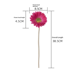 Ramillete de Gerbera Artificial de Tela con Diseño de Margarita Africana, Decoración para Graduación, Regalo para el Hogar, Marca QSLH, China - Product Image 3