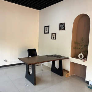 Escritorio de madera maciza, mesa de ordenador grande, escritorio antiguo para el hogar, dormitorio, escritorio para escribir - Product Image 4