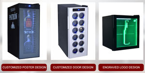 Mini bodegas de vino estrechas OEM, refrigerador de 12 botellas, en venta al por mayor - Product Image 4