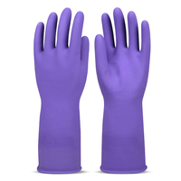 Gants de ménage en latex XINGYU, non doublés, texturés, moulés par immersion, imperméables, antidérapants, réutilisables pour la vaisselle en cuisine