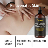 Huile de massage anti-cellulite raffermissante pour la peau aux cellules souches de collagène corporel, huiles essentielles pures à 100 %, marque privée OEM