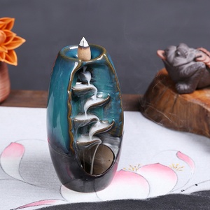 Pafu Wholesale Ceramic <strong>Incense</strong> <strong>burner</strong> Set Holder Arabic Waterfall <strong>burner</strong> <strong>Incense</strong> <strong>Backflow</strong> <strong>Incense</strong> <strong>burner</strong> - Product Image 4