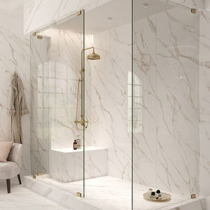 Porte de douche en verre trempé, design de luxe, cabine de douche, salle de bain, porte de douche en verre trempé - Product Image 5