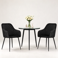 Fauteuil moderne rembourré en velours matelassé diamant pour salon, appartement, café