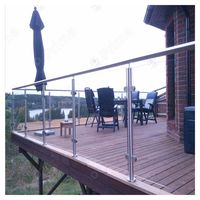 Rampe de balcon en verre Prima, rampe d'escalier moderne, rampe domestique multi-scènes