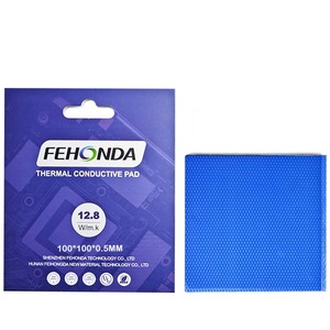 Fehonda Fabricant Fournisseur Personnalisé 12.8W 1.5Mm 2Mm 3Mm Plaque de Conduction Thermique Isolante en Silicone pour Disque Dur CPU GPU - Product Image 1