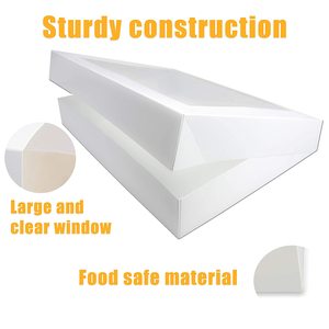 Lấy đi hộp Tự động bật lên cửa sổ bánh rán bánh quy brownies Bánh Ngọt Bánh Mì Bánh bao bì thực phẩm Hộp quà tặng giấy - Product Image 3