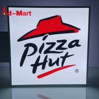 Boîte lumineuse en acrylique LED en aluminium, thermoformage sous vide