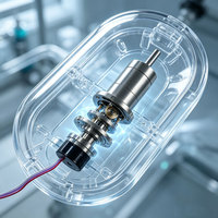 Motor de dedo para robot humanoide, motor CC sin escobillas sin núcleo con engranaje planetario, codificador de 12 mm para bicicletas eléctricas inteligentes y hogares inteligentes