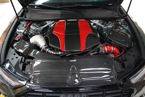 19- Améliorez la vitesse de conduite avec le capuchon de réservoir d'eau en fibre de carbone véritable pour <span class=keywords><strong>AUDI</strong></span> A7 C8 2.0T 3.0T - Product Image 3