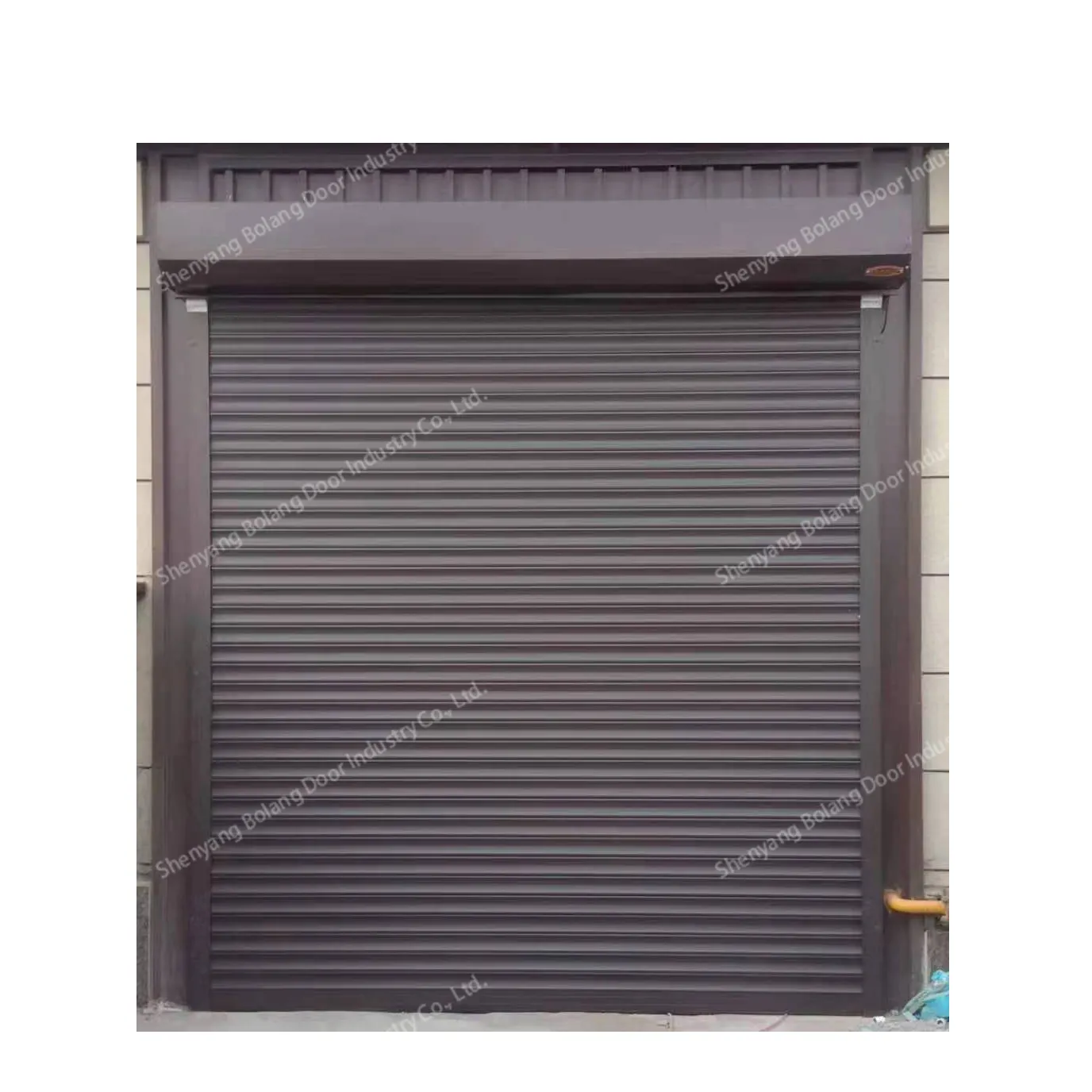 Pintu garasi pintu Shutter rol listrik aluminium kualitas tinggi untuk aplikasi apartemen dan garasi