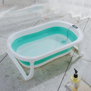 <span class=keywords><strong>Baignoire</strong></span> bébé multifonctionnelle en plastique <span class=keywords><strong>avec</strong></span> <span class=keywords><strong>coussin</strong></span>, <span class=keywords><strong>baignoire</strong></span> bébé portable de voyage <span class=keywords><strong>avec</strong></span> thermomètre, bide <span class=keywords><strong>pliable</strong></span> - Product Image 4