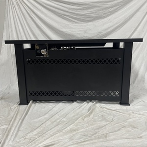 En çok satan Modern 42 inç 60,000 BTU propan gaz ateş çukuru masa-taşınabilir açık çelik kapak & volkanik kaya ateş çukuru - Product Image 5