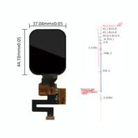 Module d'affichage AMOLED Huaxin 2,04 pouces 368x448 SH8601 avec écran tactile intégré MIPI/QSPI haute résolution pour montres connectées et appareils portables