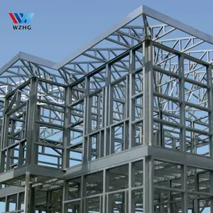 Structure Shopping Centre Drawing High Rise Building Construction for Sale Custom Prefab Steel Steel Fabricated House Light WZH