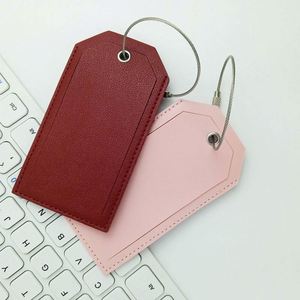 Custom PU Leather Airport Luggage <b>Tags</b> Name Travel Baggage <b>Tag</b> with Logo Privacy Protection for <b>Suitcase</b> Office School Supplies - Product Image 5