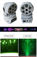 Projecteur à tête mobile professionnel 7x LED RGB avec modes DMX512 et son actif, système d'éclairage de scène pour DJ, KTV, spectacles disco et en direct