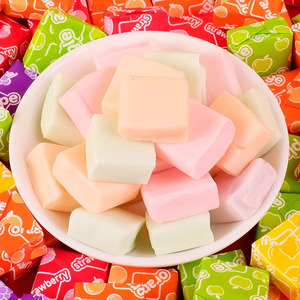 Bonbons à mâcher en gros, cubes de bonbons gélifiés multicolores saveur fruits, sucre <span class=keywords><strong>suisse</strong></span> en vrac - Product Image 2
