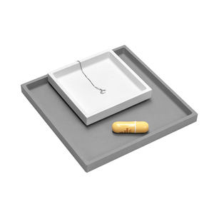 Concrete Tray for <b>Tea</b> <b>Set</b> Display Minimalist and Stylish Serving Tray - Product Image 3