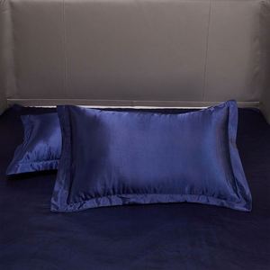 Taie d'oreiller personnalisée en satin de soie de haute qualité, respirante, douce et soyeuse, pour literie, cadeau - Product Image 3