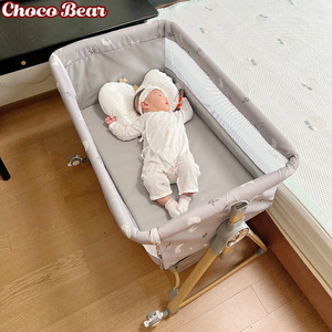 Culla per Neonati Choco Bear a <span class=keywords><strong>Basso</strong></span> Prezzo, <span class=keywords><strong>Lettino</strong></span> Moderno Portatile Senza Necessità di Installazione - Product Image 4