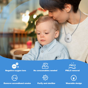 Collier purificateur <span class=keywords><strong>d</strong></span>'<span class=keywords><strong>air</strong></span> personnel en forme de larme <span class=keywords><strong>Mini</strong></span> <span class=keywords><strong>d</strong></span>ésodorisant de voiture portable pour enfants et adultes - Product Image 5