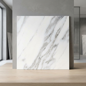 Calacatta Classic Lappato Porcelain <b>Floor</b> Tiles 600x600mm Marble Look Ceramic by Vistaar - Product Image 5