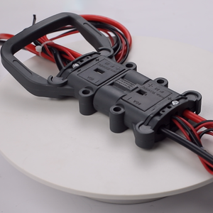 Conector Rema de 80A 160A 320A 150V con Contactos de Cobre, Carcasa de <span class=keywords><strong>PC</strong></span>, Conector Hembra y Macho de Carga Rápida <span class=keywords><strong>para</strong></span> Vehículos Eléctricos y Montacargas - Product Image 1