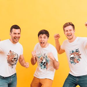 Vinilo Termoadhesivo Sublimable Wezdopu con Diseño de Calavera y Flores Estilo Gótico Punk, Ecológico y Resistente a los Rayos <span class=keywords><strong>UV</strong></span> para Impresión, 15 Piezas - Product Image 5