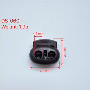 Cierre de Cordón de Plástico PU Threadify, Tipo Toggle, para Prendas y Zapatos, Apto para Lavado en Seco, Sin Níquel - Product Image 6