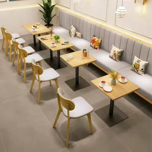 Коммерческая мебель для ресторана на заказ на стену деревянная будка диван сиденья наборы для ресторана бархатный обеденный стул для ресторана