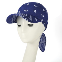 Chapeau bandana imprimé tendance, visière, casquette de soleil, bandeau de course, bandeau de tennis, chapeau noué avec visière, casquette de crâne