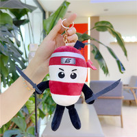 Vente en gros mixte : Nouveauté Poupée en peluche AI Shan Hai Jing, petit pendentif, poupée humaine à bâtonnet en bois, porte-clés, poupée transfrontalière