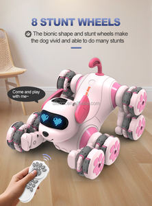 หุ่นยนต์สุนัข8ล้ออัจฉริยะ<span class=keywords><strong>2</strong></span>.4ก. โปรแกรมแบบโต้ตอบของเล่นสำหรับสัตว์เลี้ยงพร้อมร้องเพลงและเต้นรำ - Product Image 2
