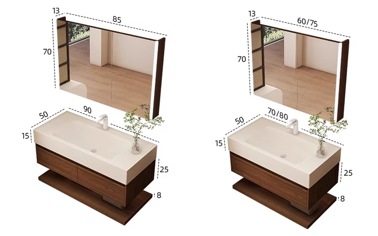 70/80/90 cm adapté aux besoins du client