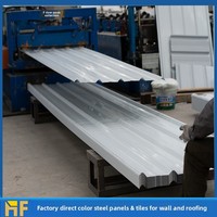 Panel de Pared de Acero con Perfil Metálico para Techo, Teja de Acero de Color, Estructura de Acero Baosteel Angang, Placa de Acero de Color, Modelo Guangdong Hf445566