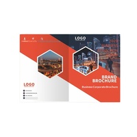 Impression offset sur papier cuivré, brochure publicitaire d'entreprise, catalogues, pages promotionnelles, pages pliables, brochure pour employés
