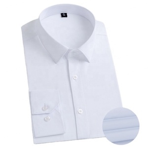 Camisa Personalizada 100% Algodón para Hombre, Formal, Manga Larga, Lisa, Casual, de Negocios - Product Image 1