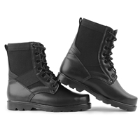 DJ07 Prix Direct Usine – Bottes Tactiques Adulte Noires, Extérieures, Sport, Entraînement – Chaussures Décontractées à Lacets, Antidérapantes et Respirantes