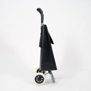 Large Foldable Hand Trolley <b>Cart</b> for Daily Grocery Shopping for Family Use with Comfortable Seat for Old People Vegetables Food - Product Image 2